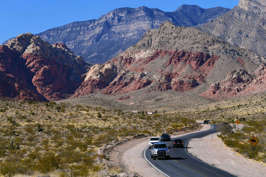 Лас вегас дорога